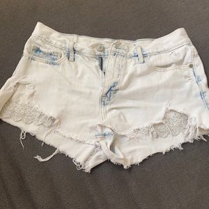 White washed Jean Shorts
